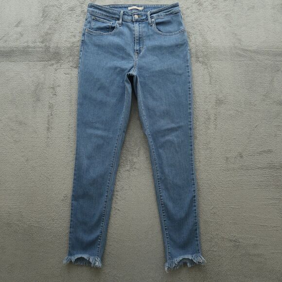 Levi's 721 Jeans Women's Size 30 Blue High-Rise Skinny Denim Pants 30" Inseam - Picture 1 of 16